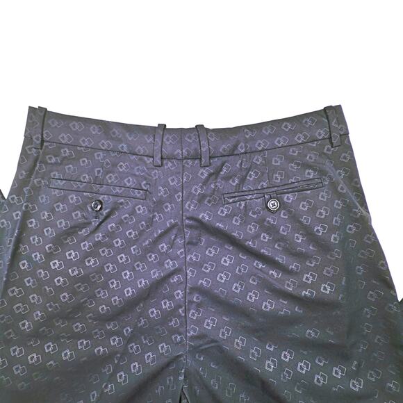 RLX Ralph Lauren Performance Water Repel Tailored Golf Pant  33x32 Black Geo New - Picture 3 of 5
